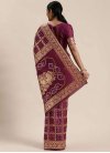 Woven Work Art Silk Designer Traditional Saree For Ceremonial - 1