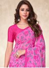 Faux Georgette Designer Traditional Saree For Casual - 1