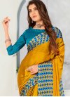 Vichitra Silk Designer Contemporary Saree - 1