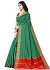 Cotton Silk Designer Traditional Saree For Casual - 1