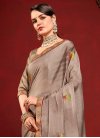 Chiffon Designer Traditional Saree For Ceremonial - 1
