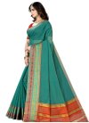 Woven Work Designer Traditional Saree For Casual - 1
