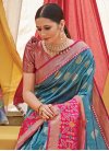Woven Work Banarasi Silk Contemporary Style Saree For Ceremonial - 1