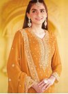Georgette  Sharara Salwar Suit For Festival - 1
