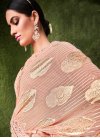 Sequins Work Jacquard Silk Trendy Designer Saree - 1