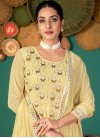 Faux Georgette Pant Style Salwar Kameez For Ceremonial - 3