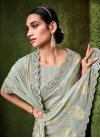 Jacquard Silk Sequins Work Trendy Saree - 1