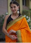 Vichitra Silk Designer Contemporary Style Saree For Casual - 1