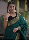 Vichitra Silk Traditional Designer Saree For Casual - 1