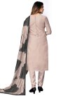 Digital Print Work Chanderi Silk Pant Style Salwar Suit - 1