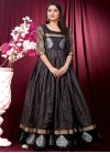 Woven Work Readymade Gown - 1