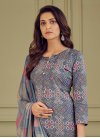 Maslin Digital Print Work Pant Style Pakistani Salwar Suit - 1
