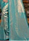 Kanjivaram Silk Woven Work Designer Traditional Saree - 2