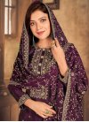 Uppada Silk Pant Style Pakistani Salwar Suit For Festival - 2