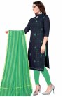 Chanderi Cotton Pant Style Salwar Kameez For Casual - 3