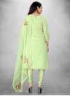 Silk Blend Trendy Churidar Suit - 2