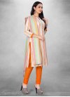 Cotton Blend Readymade Churidar Salwar Suit For Casual - 1