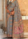 Kanjivaram Silk Woven Work Designer Contemporary Saree - 1