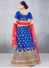 Art Silk Trendy A Line Lehenga Choli For Bridal - 1