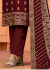 Vichitra Silk Pant Style Classic Suit For Festival - 2