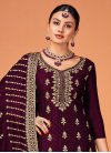 Vichitra Silk Pant Style Designer Salwar Kameez - 1