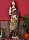 Lichi Silk Traditional Saree For Festival - 1