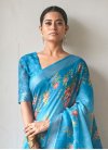Linen Traditional Designer Saree For Ceremonial - 1
