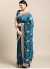 Embroidered Work Rangoli Silk Trendy Designer Saree For Ceremonial - 1