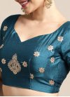 Embroidered Work Rangoli Silk Trendy Designer Saree For Ceremonial - 3