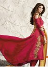 Impressive Shilpa Shetty Brocade Asymmetrical Designer Salwar Suit - 2