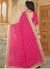Beads Work Faux Georgette Contemporary Saree - 2