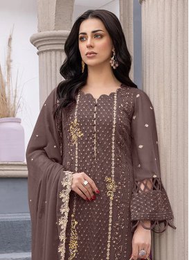 brown color dress pakistani Pakistani Brown Dresses