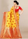 Art Silk Woven Work Trendy Saree - 2