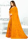 Embroidered Work Faux Georgette Traditional Designer Saree - 2