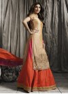 Shilpa Shetty Raw Silk Designer Kameez Style Lehenga - 2