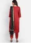 Silk Blend Sequins Work Pant Style Salwar Kameez - 1