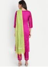 Sequins Work Silk Blend Pant Style Salwar Suit - 1
