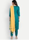 Silk Blend Sequins Work Pant Style Salwar Kameez - 2