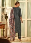 Lace Work Readymade Designer Suit - 3