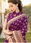 Woven Work Designer Contemporary Style Saree - 1