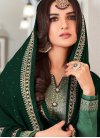 Dola Silk Pant Style Pakistani Salwar Kameez For Ceremonial - 2