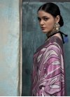 Digital Print Work Crepe Silk Traditional Designer Saree - 1
