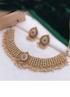 Attractive Brass Jewellery Set For Festival - 1
