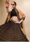 Tussar Silk Designer A Line Lehenga Choli For Festival - 3
