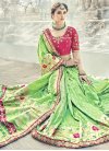Banarasi Silk Lace Work Trendy Classic Saree - 1
