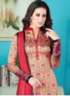 Satin Silk Pant Style Straight Suit For Ceremonial - 1