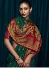 Green and Maroon Trendy Classic Saree - 2