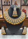 Lordly Moti Work Alloy Jewellery Set For Festival - 1