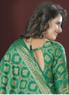 Art Silk Resham Work Trendy Classic Saree - 2