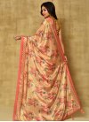 Floral Work Traditional Saree For Festival - 2